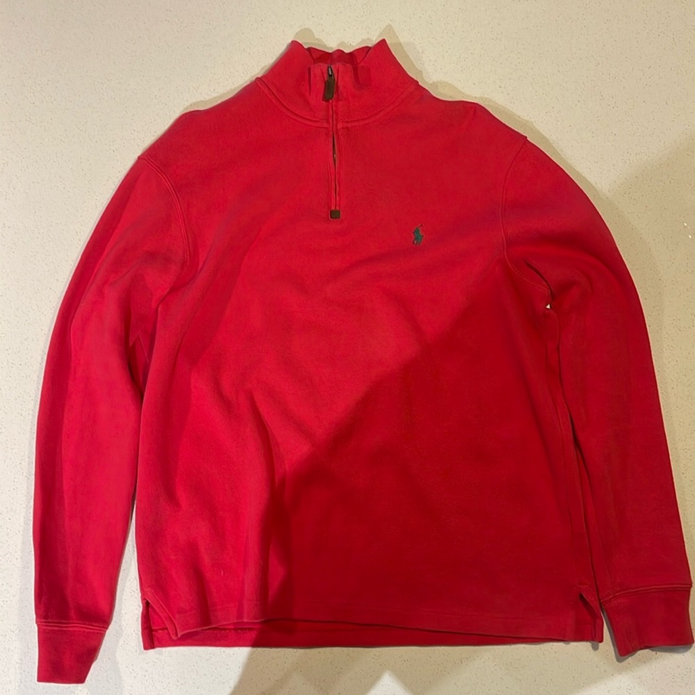 Polo by Ralph Lauren Red Quarter Zip
